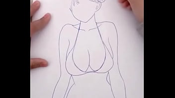 Easy way to draw female body pencil sketch