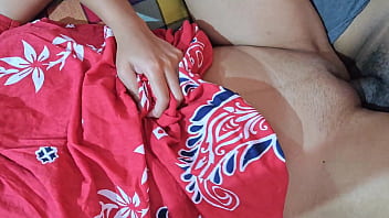 Shy married woman fucks food delivery guy