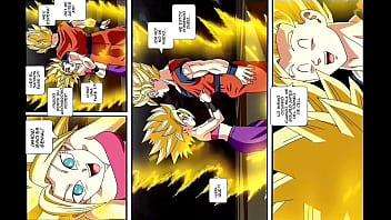 Goku x caulifla y kale