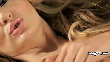 Busty chick devours a big black cock