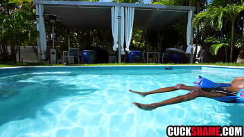 She got a bbc surprise from cuck husband