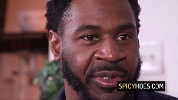 Horny redhead slut all she needs is black big cock in her pussy