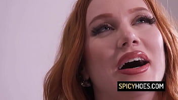 Horny redhead slut all she needs is black big cock in her pussy