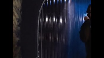 Endearing brunette doll takes a huge toy up her shaved cunt solo