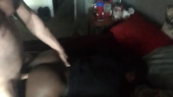 Thicc black teen gets longdicked