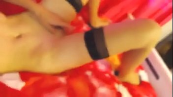 Wild redhead fingering to orgasm