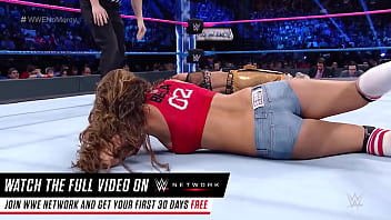 Nikki bella in little tight blue jean shorts