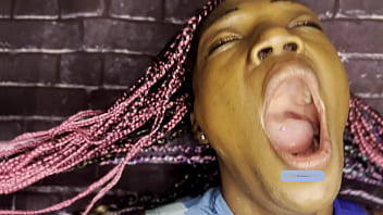 Huge loud yawn fetish