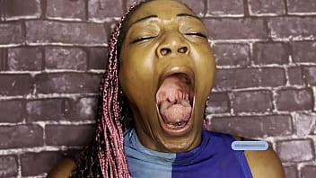 Huge loud yawn fetish