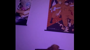 Stroking my cock before bed