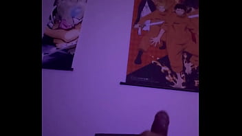 Stroking my cock before bed