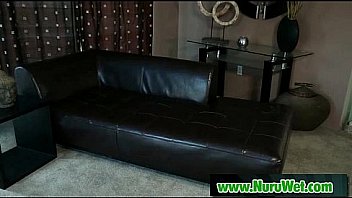 Nuru Massage Slippery Handjob And Hardcore Fuck Video 17 thumbnail