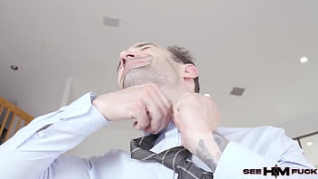 Dilf alex legend gets a lubed massage and rimjob from chloe temple