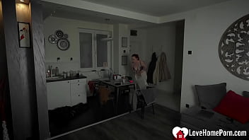 Fucking a hot redhead in doggy