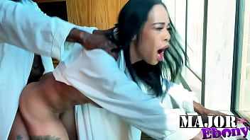 Rome rips ava’s robe open and fucks her soaked cunt raw