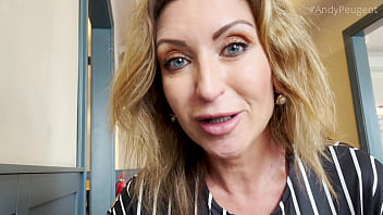 Public pov blowjob from hot big tits milf julia north inside coffee shop