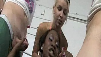 White Gangbang For Horny Black Girl thumbnail