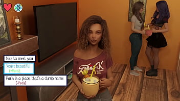 Elmwood university #04 busty brunette cheerleader wants to take virgins first kiss