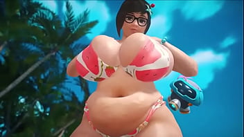 Mei at the beach