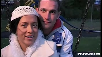 Rio takes a hard cock and gets a shot of cum on her tits