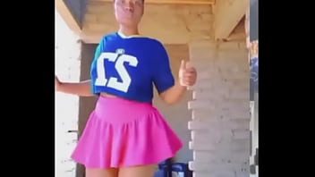 She open her breasts