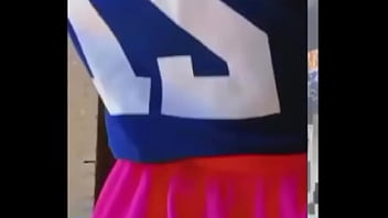 She open her breasts