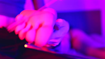 Tickling a latin sexy feet