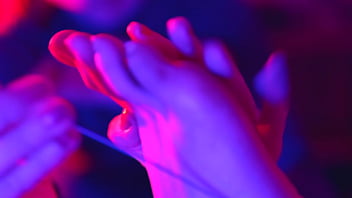 Tickling a latin sexy feet