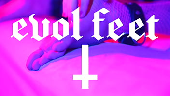 Tickling a latin sexy feet