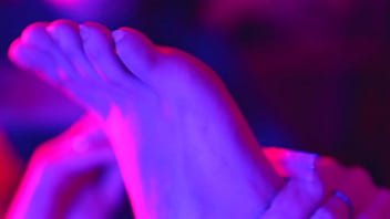 Tickling a latin sexy feet