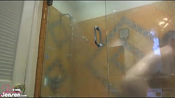 Jelena jensen shakes her perfect tits after she took a hot shower