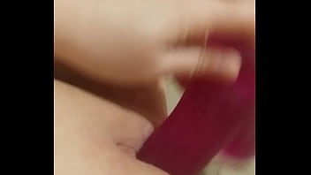 Playing with my newest dildo