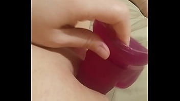 Playing with my newest dildo