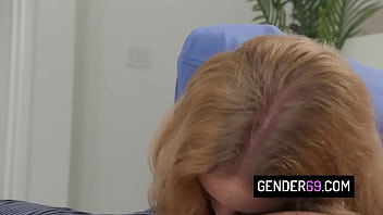 Horny tranny nurse rims and ass fuck patient