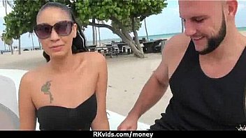 Sexy teen nails her butt on hard dick for cash 25