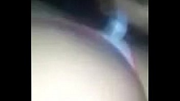 Amazing big white booty riding me in car