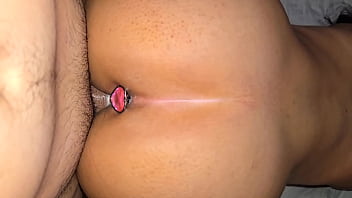 Doggystyle plug anal en mi culo