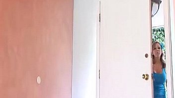 Girlfriend with big natural tits riding cock cumshot on tits