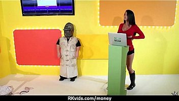 Tight teen fucks a man in front of the camera for cash 19