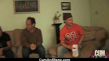 Hot ebony services white men group 23