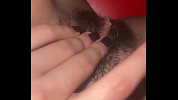 I have fun alone with my fingers