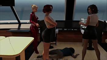 One cock and two wet pussies