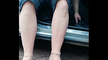 Carmen nylonjunge rundgang in braunschweiger weststadti was traveling by car