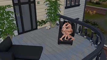 Отымел подругу на балконе пока была хорошая погода