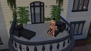 Отымел подругу на балконе пока была хорошая погода