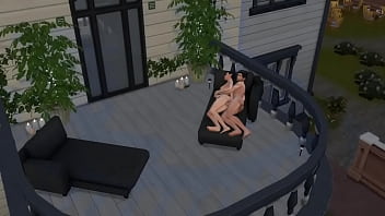 Отымел подругу на балконе пока была хорошая погода