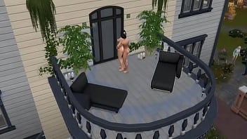 Отымел подругу на балконе пока была хорошая погода