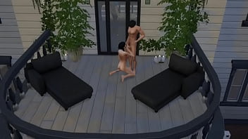 Отымел подругу на балконе пока была хорошая погода