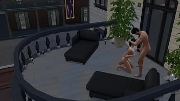 Отымел подругу на балконе пока была хорошая погода