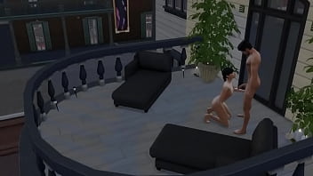 Отымел подругу на балконе пока была хорошая погода